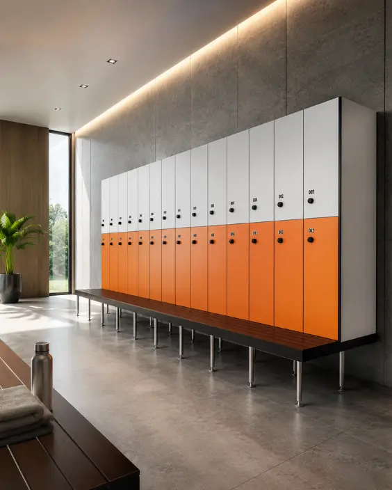 Kompakt laminat soyunma dolabı